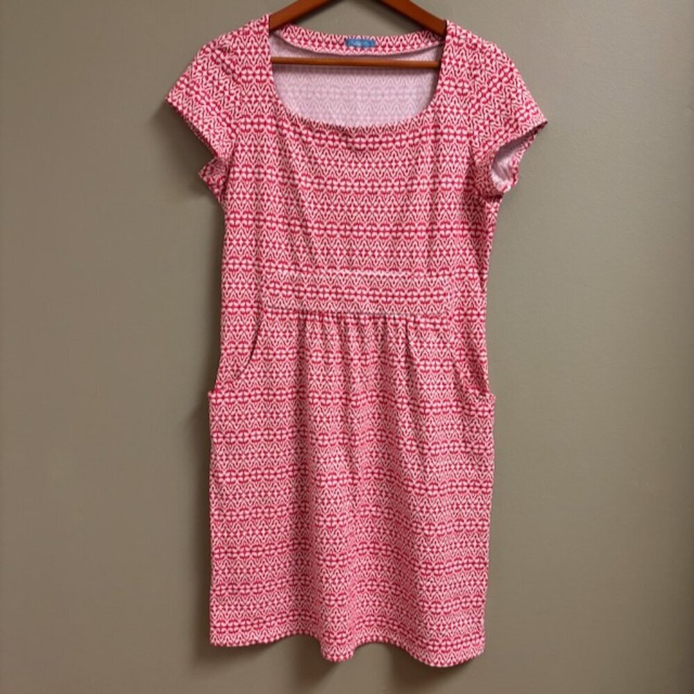 J McLaughlin Womens Dress Size L Catalina Cloth Stretch Wedding Party Summer